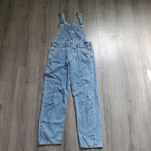Free People Light Blue Denim Overalls